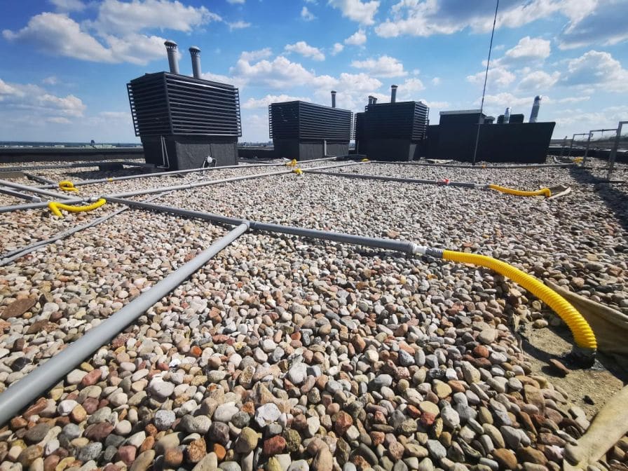 badanie szczelności dachu, próba dymowa, totaldry warszawa wrocław